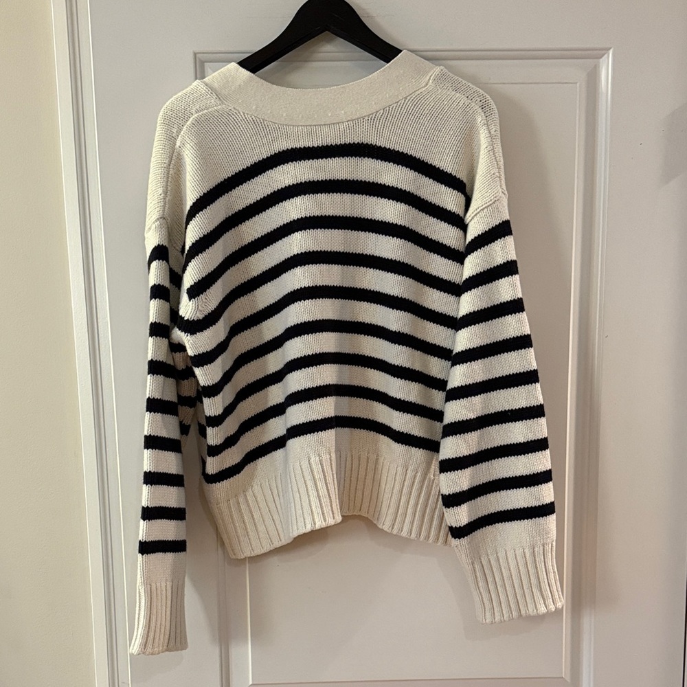 New Sezane Striped Cardigan. Medium. - Picture 3 of 9